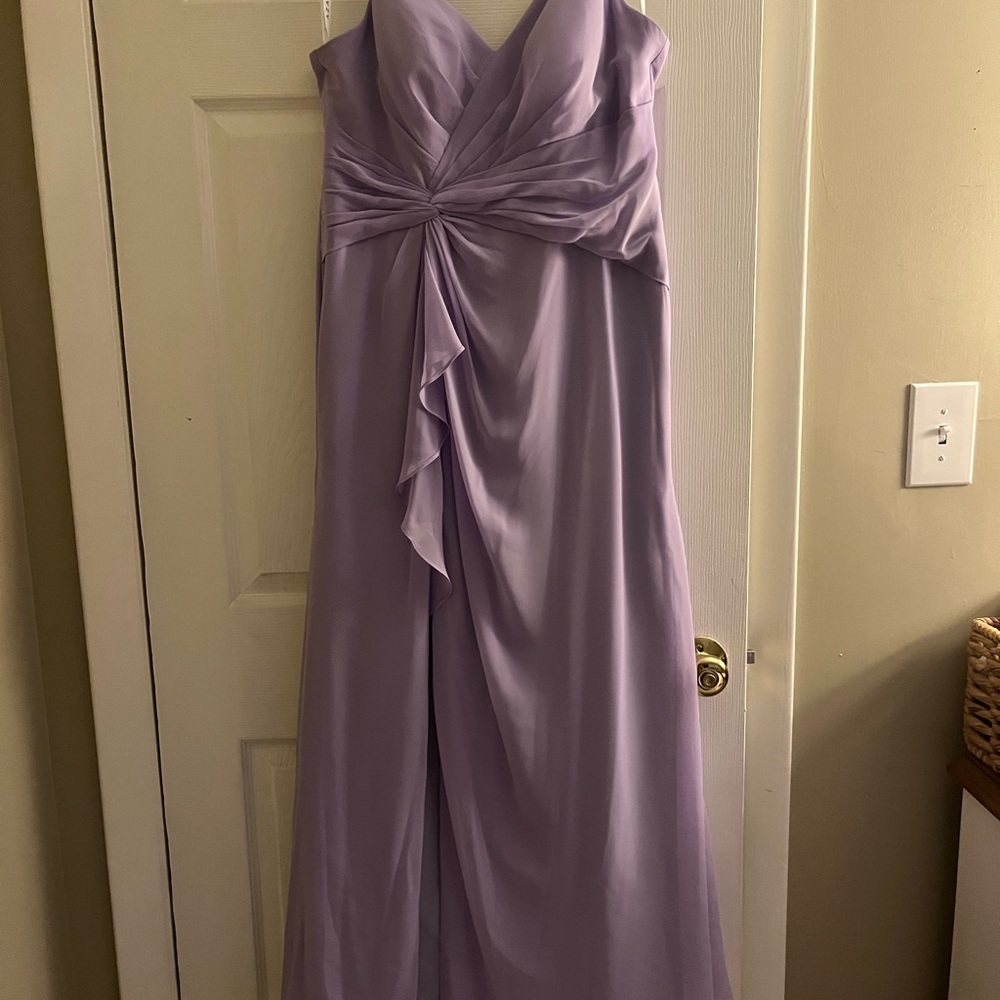 Elegant Lavender Evening Gown